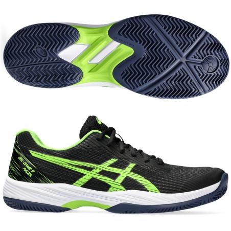 Asics Gel Game 9 Padel black electric lime 2024