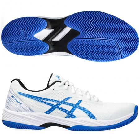 Asics Gel Game 9 Clay oc white tuna blue 2024