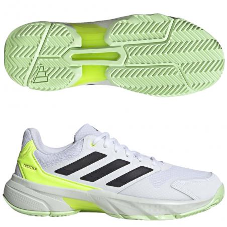Adidas Courtjam Control M yellow white 2024