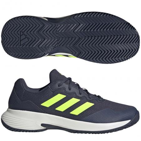 Adidas Gamecourt 2 M shadow navy lemon white 2024