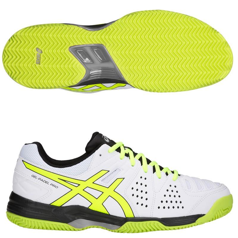 Asics Gel Padel PRO 3SG White Flash Yellow E511Y-100 - Padel And Help