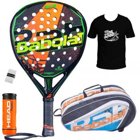 Pack Babolat Carbon + Paletero - Padel And Help