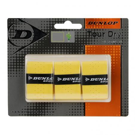 Dunlop Overgrips Tour Dry Yellow