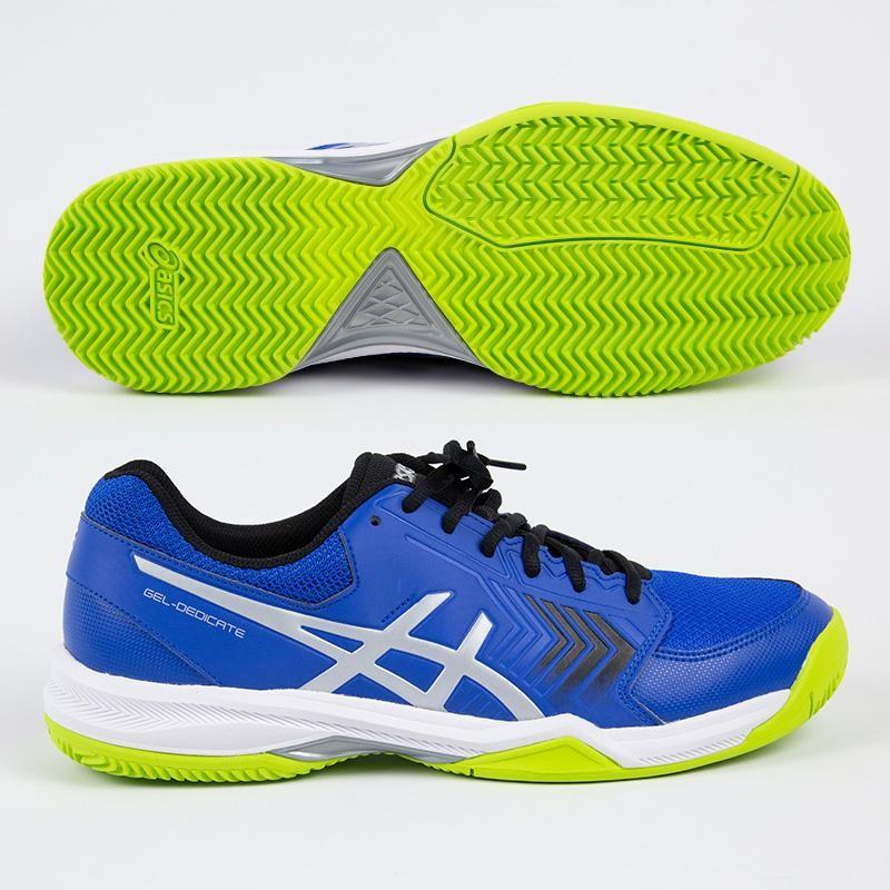 Asics Dedicate 5 Clay Blue Silver E708Y-409 - Padel And Help