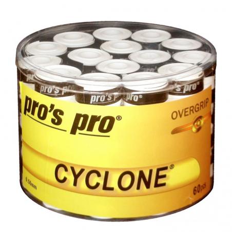 Pros Pro Overgrips Cyclone Grip 60 pack white
