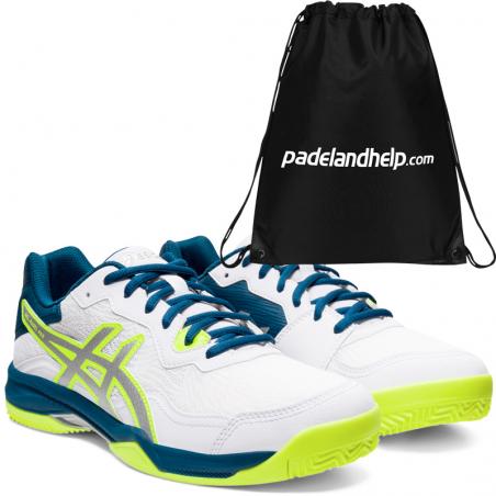 Asics Gel Padel Pro 4 SG White Pure Silver 1041A127-100