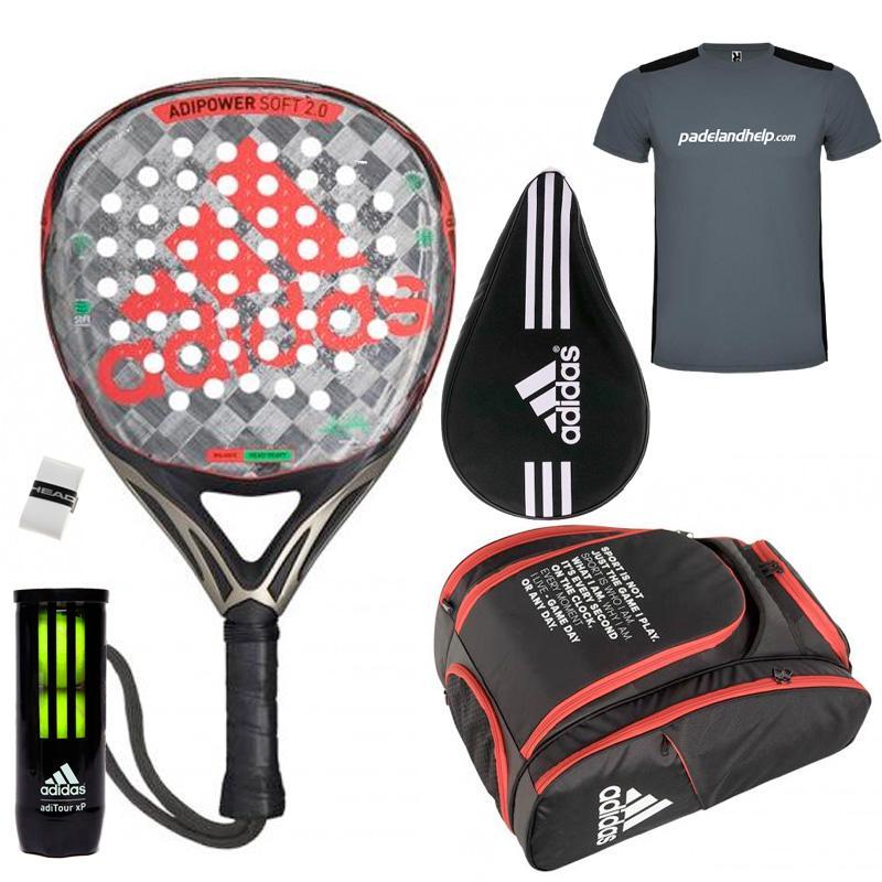 Pack Adidas Adipower Soft 2.0 + 2020 - Padel And Help