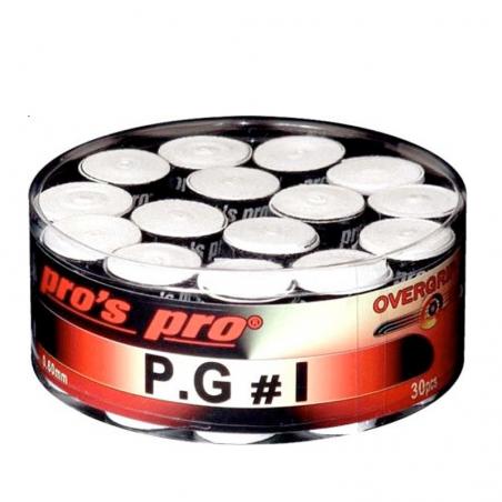 Pros Pro Overgrips P.G.1 30 Pack Micro Perforated White