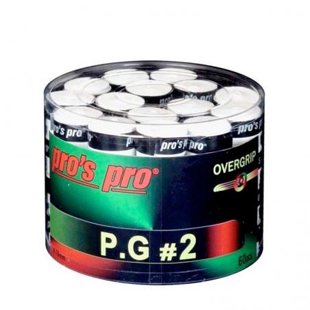 Pros Pro Overgrips P.G.2 60 Pack Micro Perforated White
