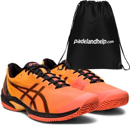 Asics Gel Court Speed FF Clay LE Flash Coral Black 1041A156-700