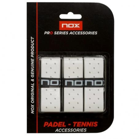 Nox Overgrips Extra Grip White Pack 3