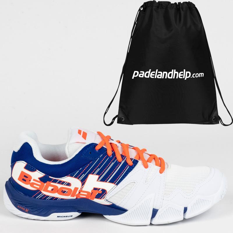 Babolat Pulsa Men White Blue 2020 - Padel And Help