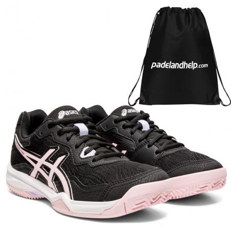 Comprar zapatillas Asics Gel Padel Pro 4 SG Woman negras y rosas