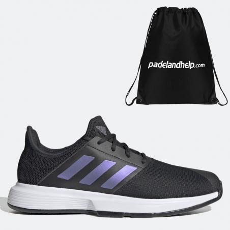 zapatillas Adidas GameCourt M Black Core 2021 - Padel And Help