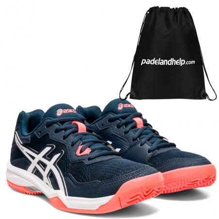 Asics Gel Padel Pro 4 Woman French Blue Coral 2021
