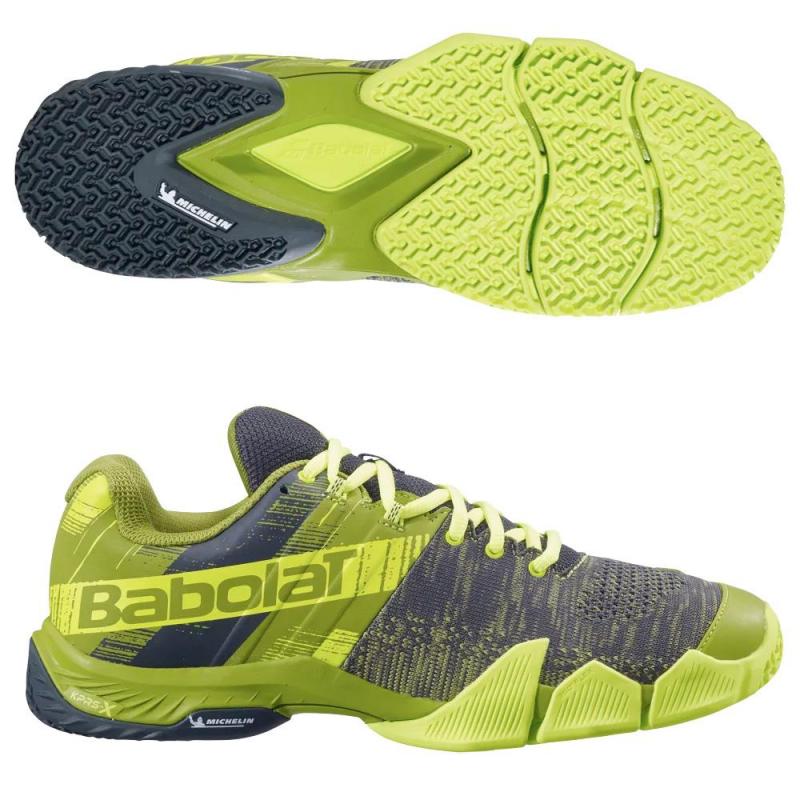 BABOLAT Babolat MOVEA - Zapatillas de pádel hombre spinach green/fluo  yellow - Private Sport Shop
