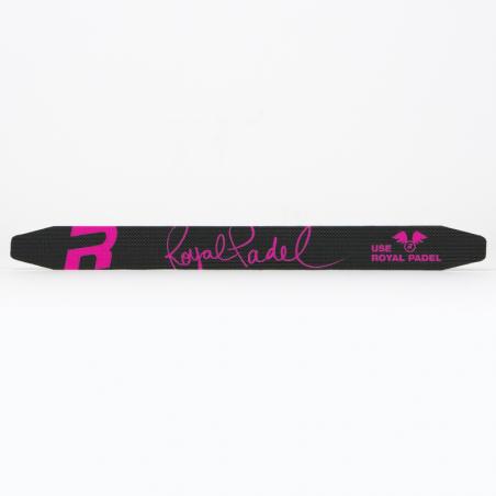 Royal Padel Protector Black Logo Pink