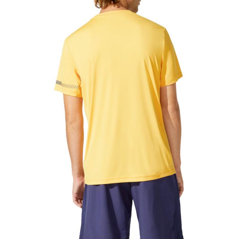 asics yellow t shirt