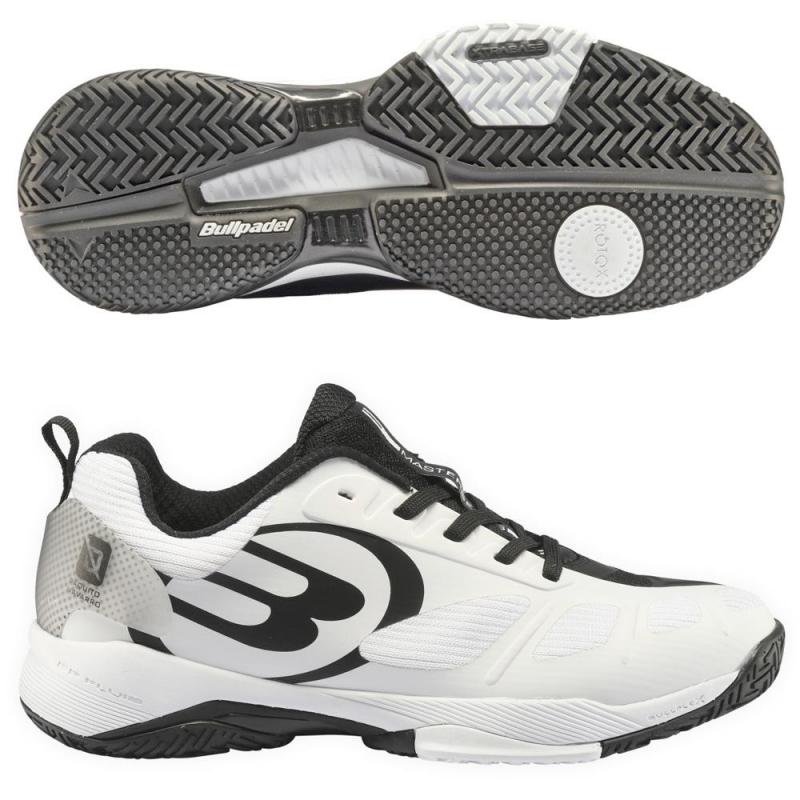 Comprar zapatillas Bullpadel Hack Hybrid 21V Blancas Negras - Padel And Help