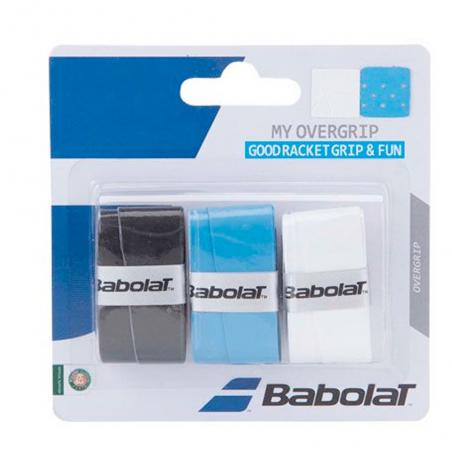 Babolat My Overgrip x3 Black azul y blanco