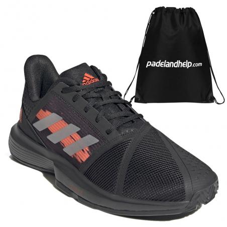 Zapatillas Adidas CourtJam Bounce M Black Orange 2021