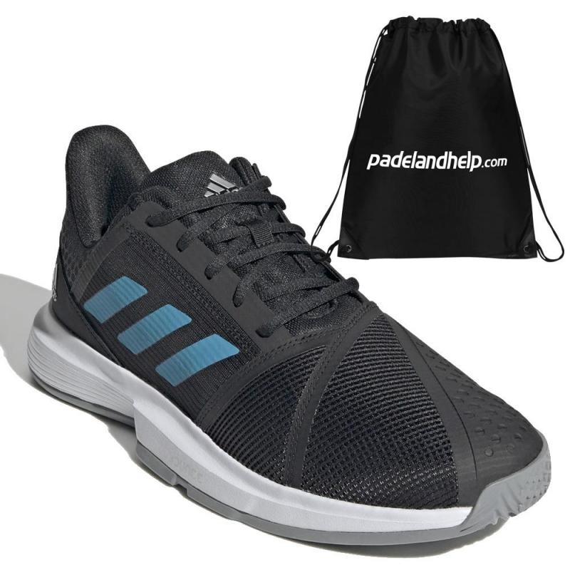Comprar zapatillas Adidas CourtJam Bounce M Negro Azul 2021 - Padel And