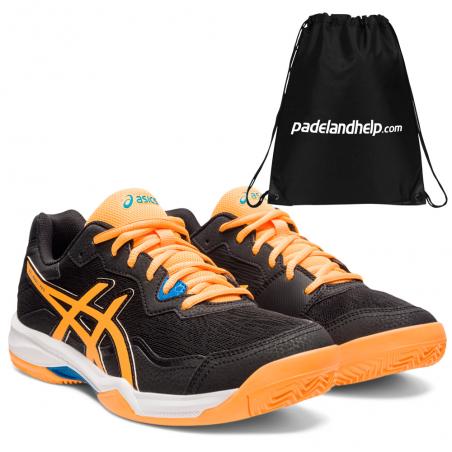 Asics Gel Padel Pro 4 Black Orange