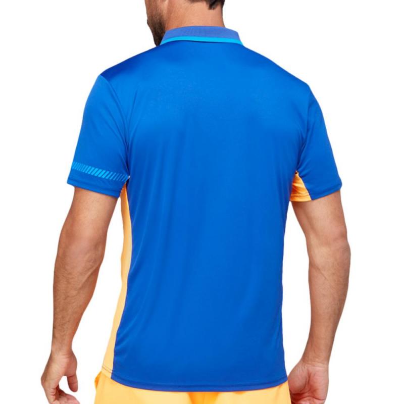 Polo asics discount homme cyan