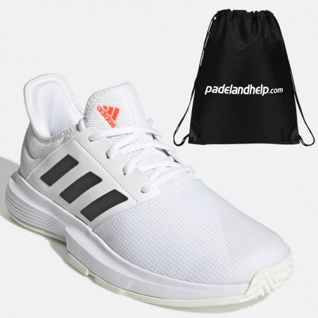 Zapatillas Adidas GameCourt W blancas Solred 2021