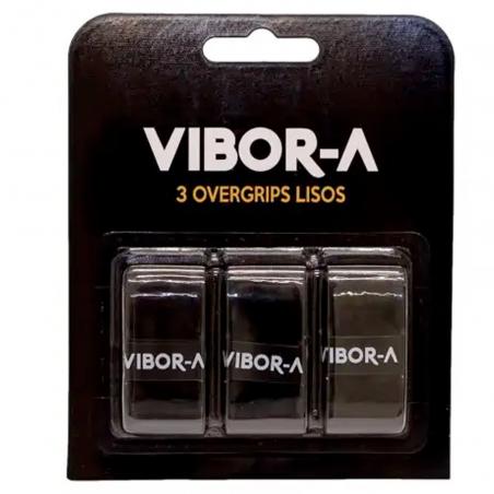 Overgrips Vibora Pro liso negros x3