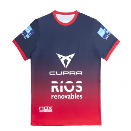 Camiseta Nox Sponsors AT10 Team Blue Red