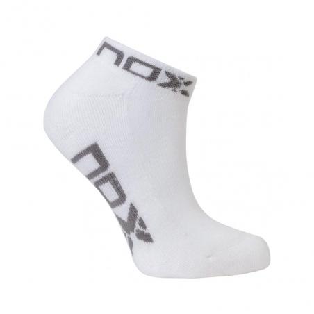 Nox ankle socks W white Logo Grey
