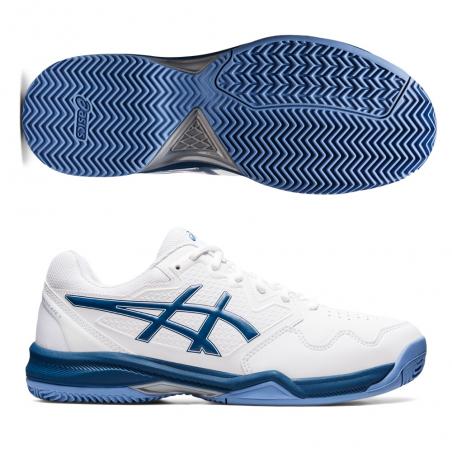 Retencion Mercado Sofocante Buy Asics Gel Dedicate 7 Clay White Light Indigo shoes - Padel And Help