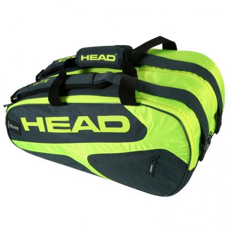 Head Elite Padel Supercombi Grey Neon Yellow 2019