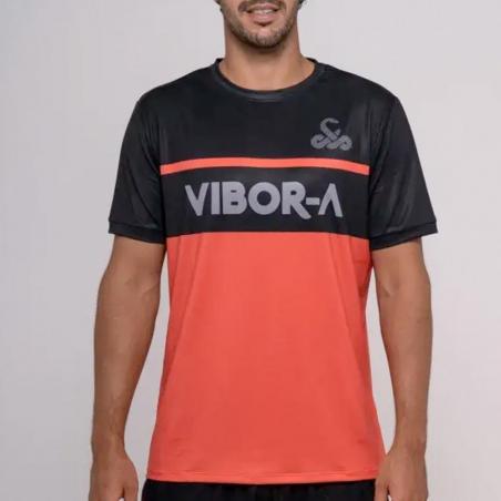 Camiseta Vibora Hydra Pro roja y negra