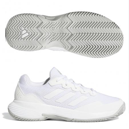 Comprar zapatillas para mujer Adidas Game Court 2 W FTWR White Grey 2022 - Padel Help