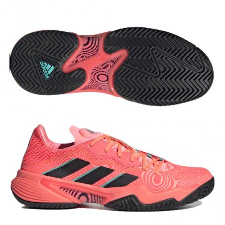 Adidas Barricade M Turbo Core Black Acid Red 2022