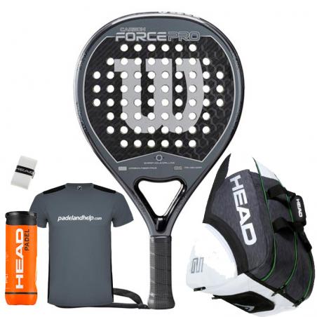 Pack Wilson Carbon Force Pro + Paletero 2019