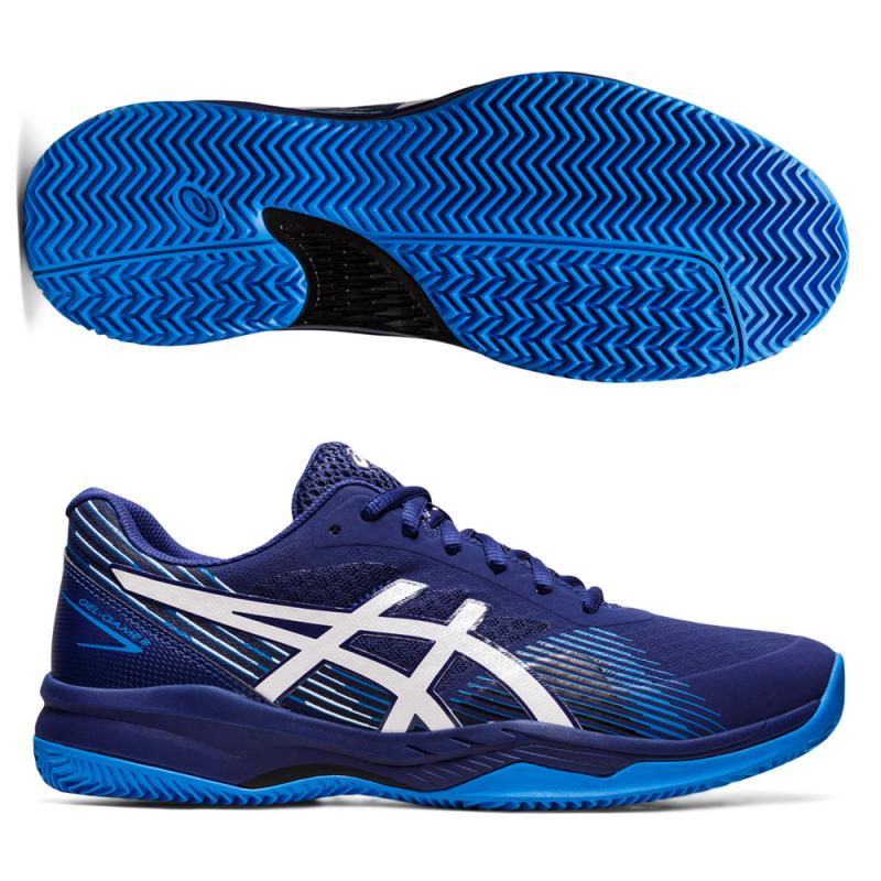 faint Automatic Mangle Buy Asics Gel Game 8 Clay diva blue white sneakers - Padel And Help