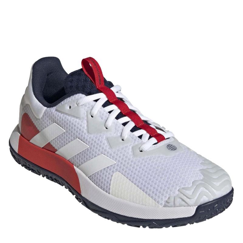 Buy Adidas SoleMatch Control M OC white red shoes - Padel And Help