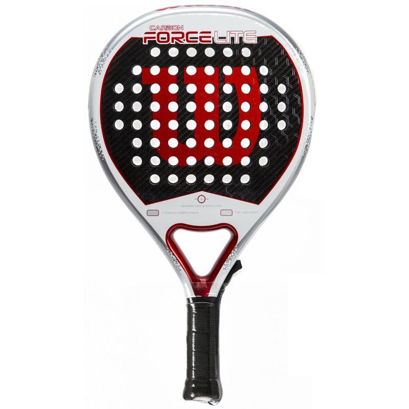 Wilson Carbon Force Lite White Red 2017 Padel And Help