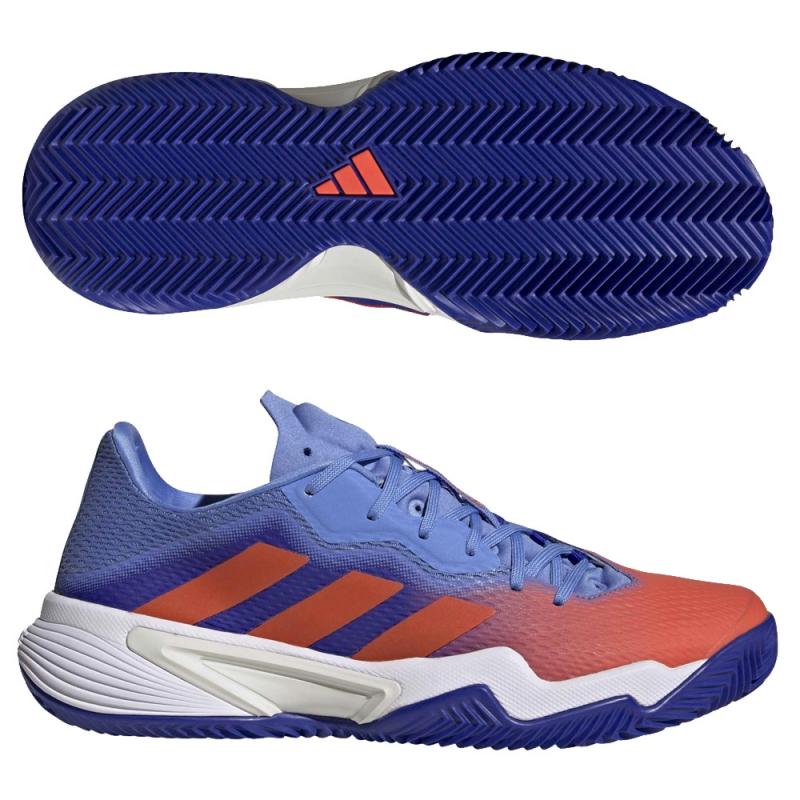 Buy Adidas Barricade M Clay 2023 lucid blue solar red blue shoes ...