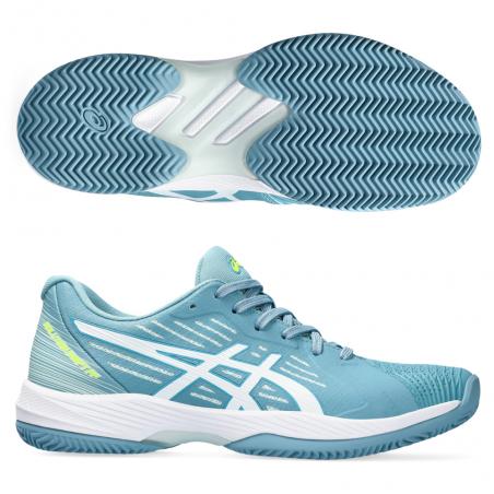 Asics Solution Swift FF Clay gris blue white
