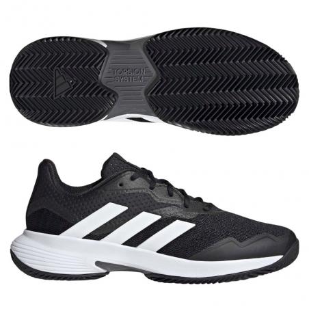 Adidas Courtjam Control Clay M core black white grey 2023