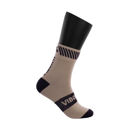 Vibora Kait mid calf socks silver black