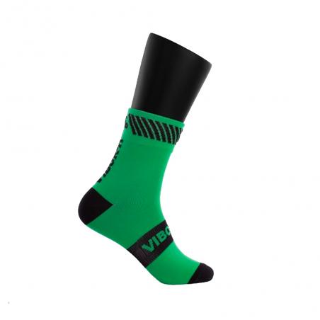 Vibora Kait mid calf socks green black